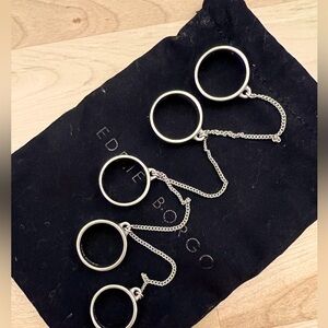 Eddie Borgo 5 connected silver rings